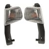 Lampa semnal alba stg/dr fata pe colt bara